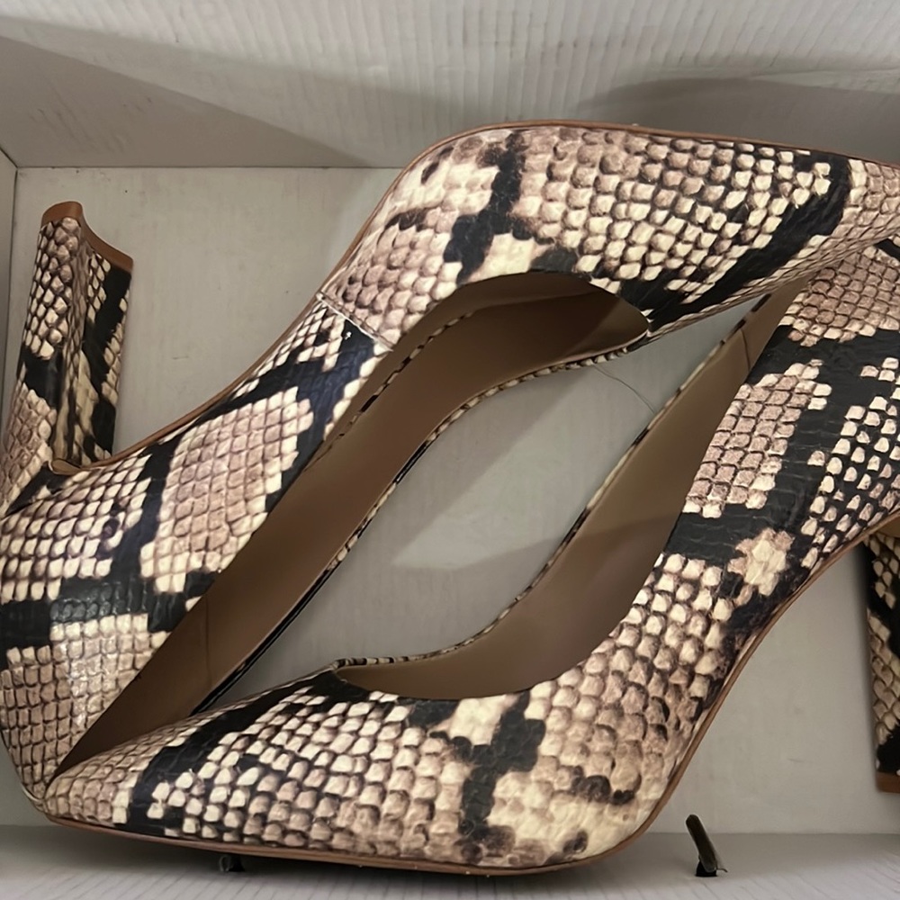 Aldo Febriclya Snakeskin Heels.